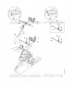 Commande des gaz pour Stihl MS 661