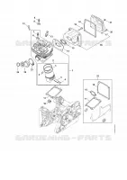 Cylindre, Silencieux pour Stihl MS 661 C-M W