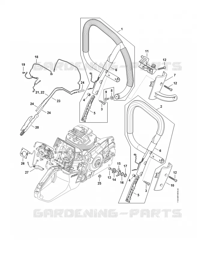 Chauffage Stihl Tronçonneuses Tronçonneuses Tronçonneuses thermiques MS MS 661 C-M W  MS 661 C-M W