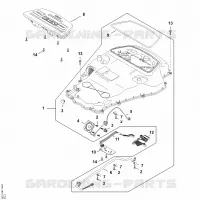 B   Carter supérieur pour Stihl iMOW 5.0