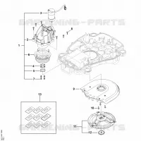 D   Plateau de coupe, réglage en hauteur pour Stihl iMOW 6.0