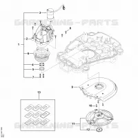 D   Plateau de coupe, réglage en hauteur pour Stihl iMOW 6.0 EVO