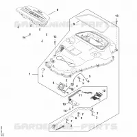 B   Carter supérieur pour Stihl iMOW 7.0