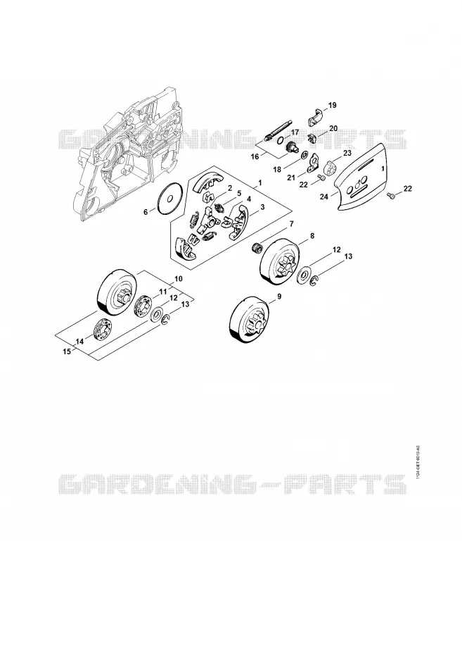 Embrayage Stihl Tronçonneuses Tronçonneuses Tronçonneuses thermiques MS MS 880  MS 880
