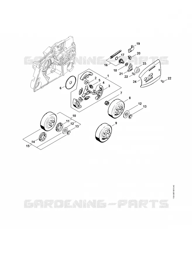 Embrayage Stihl Tronçonneuses Tronçonneuses Tronçonneuses thermiques MS MS 880-R  MS 880-R