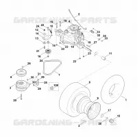 H   Transmission, roue arrière pour Stihl RT 4082.0