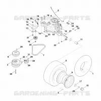 H   Transmission, roue arrière pour Stihl RT 4082.1