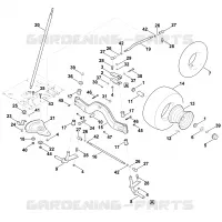 E   Direction, roue avant pour Stihl RT 4097.0 SX
