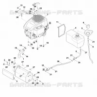 G   Moteur, reservoir pour Stihl RT 4097.1 SX