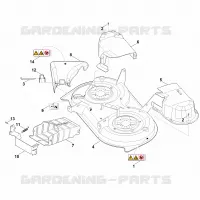 K   Carter du plateau de coupe pour Stihl RT 4097.1 SX