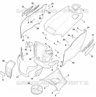 D   Capot moteur pour Stihl RT 4112.0 S