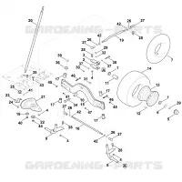 E   Direction, roue avant pour Stihl RT 4112.0 SZ