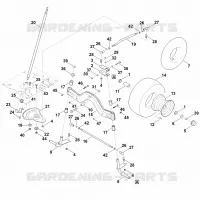 E   Direction, roue avant pour Stihl RT 4112.1 SZ