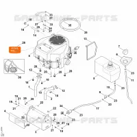 G   Moteur, reservoir pour Stihl RT 4112.1 SZ
