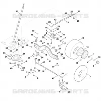 E   Direction, roue avant pour Stihl RT 5097.0