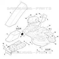 L   Carter du plateau de coupe pour Stihl RT 5097.0
