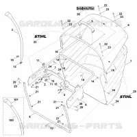 N   Bac de ramassage pour Stihl RT 5097.0 C