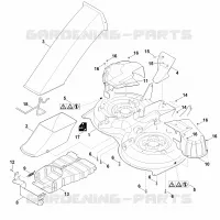 L   Carter du plateau de coupe pour Stihl RT 5097.0 Z