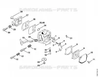 Carburateur C1S S1 pour Stihl 009