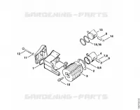 Cylindre (32.88), (25.84), (27.83) pour Stihl 009