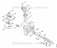 Filtre à air, Pompe à huile pour Stihl 009 Q