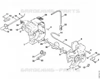 Carter de vilebrequin pour Stihl 009 LQ