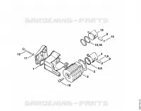 Cylindre (32.88), (25.84), (27.83) pour Stihl 009 LQ