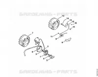Dispositif d'allumage (27.86), (25.84), (27.83) pour Stihl 009 LQ