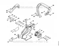 Dispositif de lancement pour Stihl 009 LQ