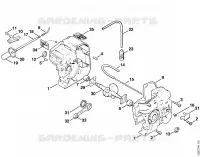 Carter de vilebrequin pour Stihl 009 EQ