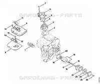 Filtre à air, Pompe à huile pour Stihl 009 EQ