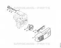 Embrayage (33.89), (30.89), (25.84) pour Stihl 009 E