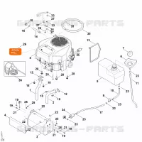 H   Moteur, reservoir pour Stihl RT 5097.1 Z