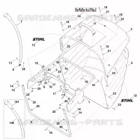 N   Bac de ramassage pour Stihl RT 5097.1 Z