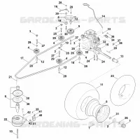 I   Transmission, roue arrière, embrayage de lame pour Stihl RT 6112.0 C