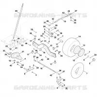E   Direction, roue avant pour Stihl RT 6112.0 ZL