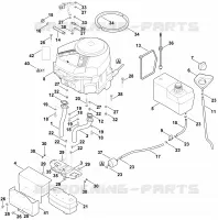 H   Moteur, reservoir pour Stihl RT 6112.0 ZL