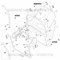 O   Bac de ramassage pour Stihl RT 6112.0 ZL