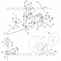 I   Transmission, roue arrière, embrayage de lame pour Stihl RT 6112.1 ZL