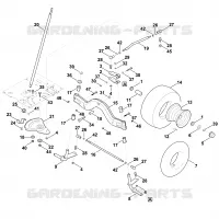 E   Direction, roue avant pour Stihl RT 6127.0 ZL