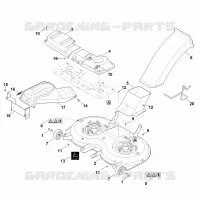 L   Carter du plateau de coupe pour Stihl RT 6127.0 ZL