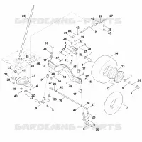 E   Direction, roue avant pour Stihl RT 6127.1 ZL