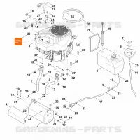 H   Moteur, reservoir pour Stihl RT 6127.1 ZL