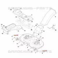 L   Carter du plateau de coupe pour Stihl RT 6127.1 ZL