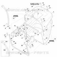 O   Bac de ramassage pour Stihl RT 6127.1 ZL