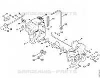 Carter de vilebrequin pour Stihl 010 AV