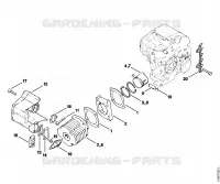 Cylindre pour Stihl 010 AV