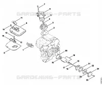 Filtre à air, Pompe à huile pour Stihl 011 AVEQ