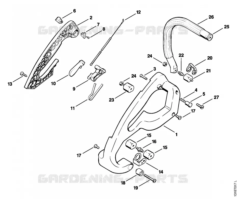 Poignée AVT Stihl Tronçonneuses Tronçonneuses Tronçonneuses thermiques 012 AVTEQ  012 AVTEQ