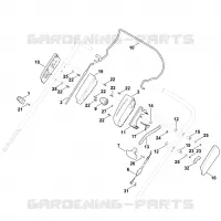 A   Guidon part haut pour Stihl RL 540.0